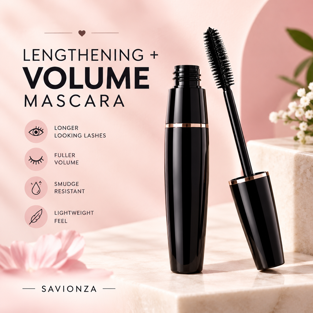 Maybelline Sky High mascara review banner with washable buildable Blackest Black formula
